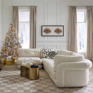 Eden Coil Embroidered Pillow