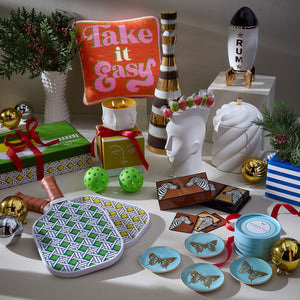 Take It Easy Needlepoint Pillow