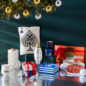 Ace Of Spades Needlepoint Pillow