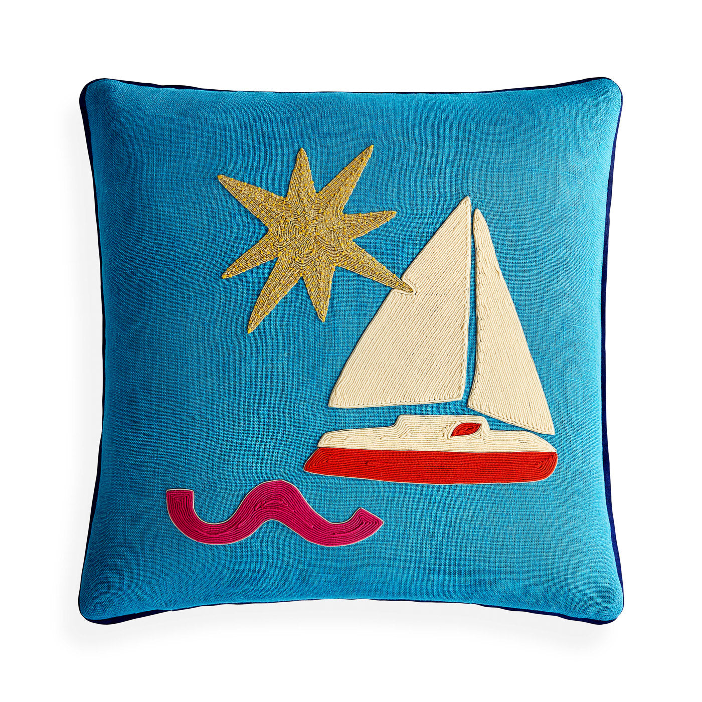 Playa Sailboat Pillow