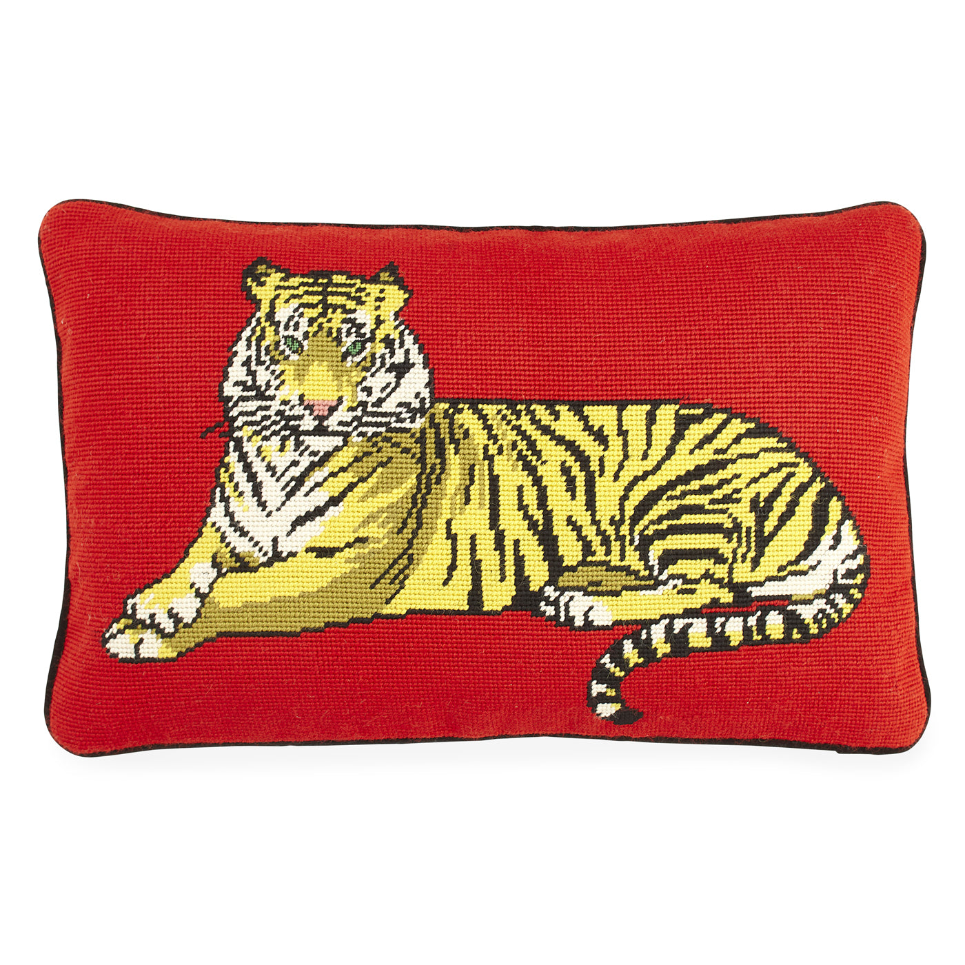 Safari Needlepoint Pillow